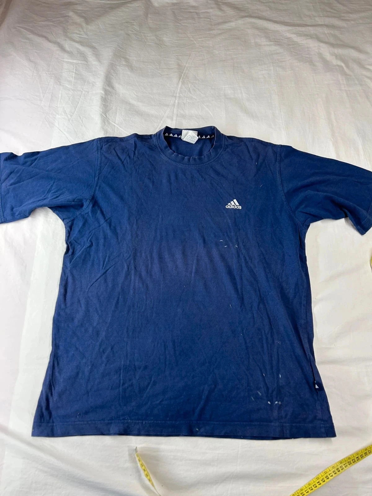 T-shirt uni adidas bleu marine